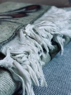 Plaid - Mushroom grøn / natur