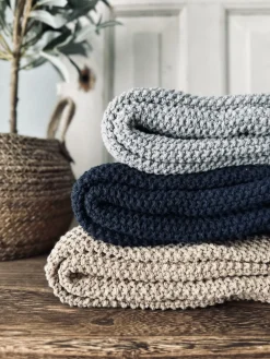 Plaid Perlestrik - Navy