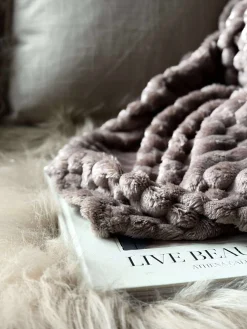 Plaid SUPER SOFT - Taupe