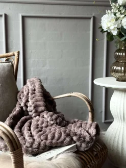 Plaid SUPER SOFT - Taupe