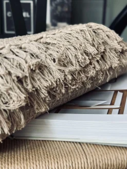 Plaid vaflet bomuld - Beige