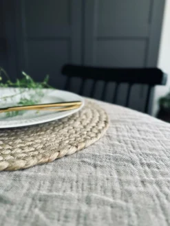 Plaid vævet med kork – Nature mix