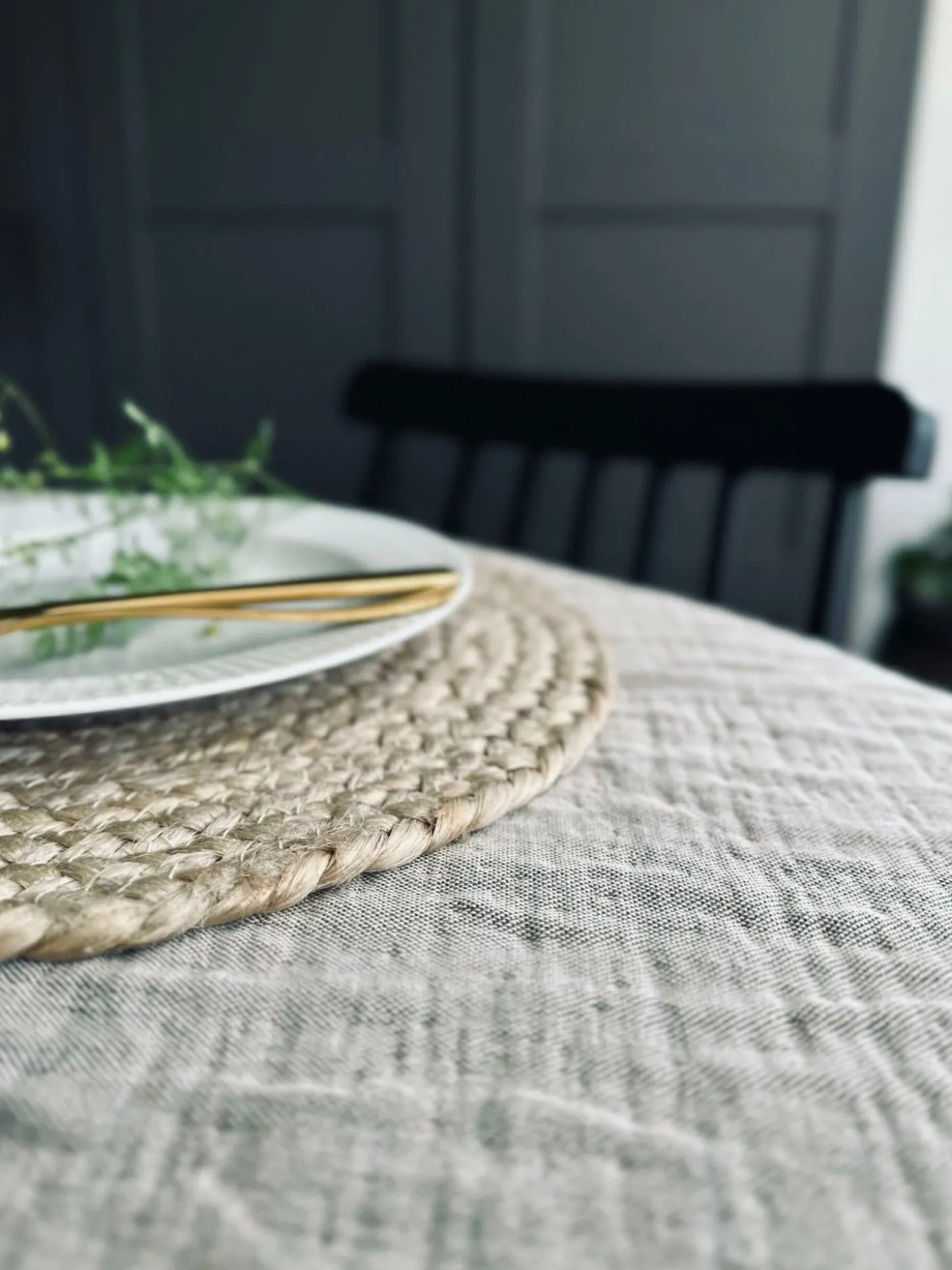 Plaid vævet med kork – Nature mix