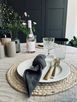 Plaid vævet med kork – Nature mix