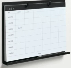 Planlægningstavle i lækkert design - ink blok