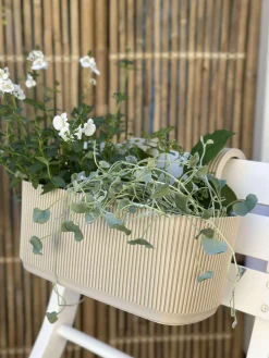 Plantekasse med ophæng – Creme