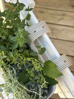 Plantekasse med ophæng – Creme