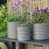Plantekurv Grå - Sæt af 3 stk.
