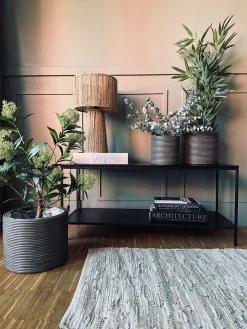 Plantekurv Grå - Sæt af 3 stk.