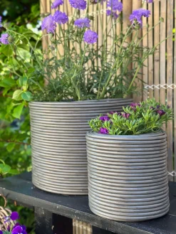 Plantekurv Grå - Sæt af 3 stk.