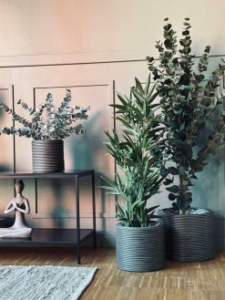 Plantekurv Grå - Sæt af 3 stk.