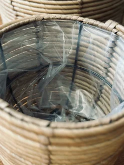 Plantekurve RATTAN BIG - Sæt med 3 størrelser