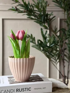 Potte i beton look - Lille Rosa