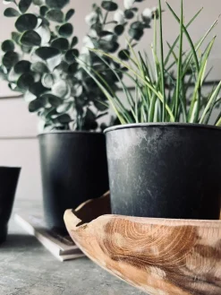 Potte i beton look - Mellem