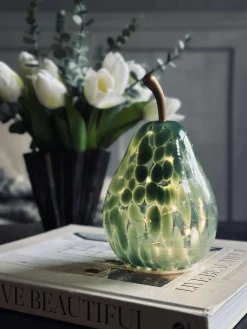 Pære med lys - Grøn