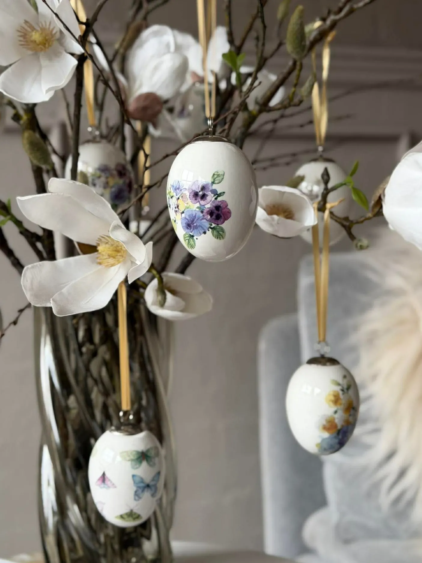 Påskeæg porcelæn - MIX