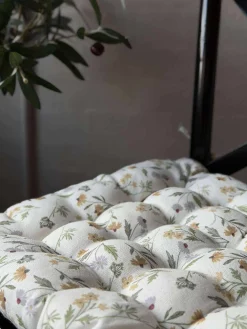 Pude med fyld - Blomster