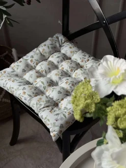 Pude med fyld - Blomster