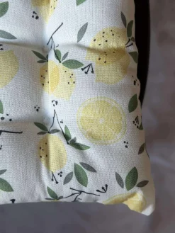 Pude med fyld - Citroner