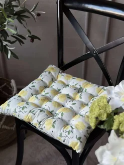 Pude med fyld - Citroner