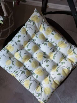 Pude med fyld - Citroner