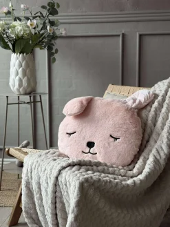 Pude med fyld - Rosa kanin