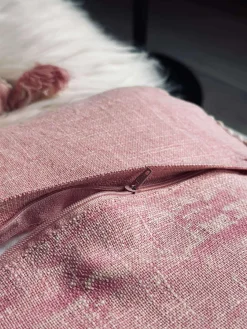 Pude med fyld - Soft pink boheme - Sæt med 2 stk.