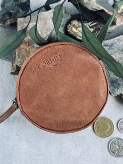 Pung i cognac læder