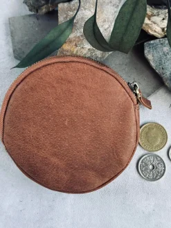 Pung i cognac læder