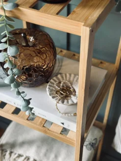 Reol med 4 hylder - Bambus