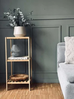 Reol med 3 hylder - Bambus