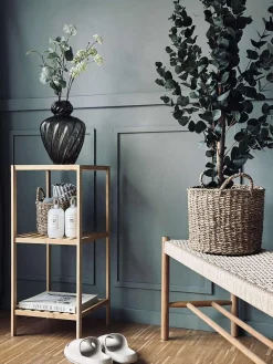 Reol med 3 hylder - Bambus