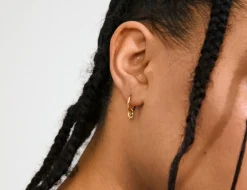 Øreringe - hjerte hoops