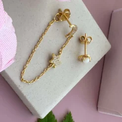 Øreringe Alva - Dobbelt sæt Sterling silver