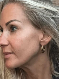 Øreringe Baby 18K forgyldt Vandfast