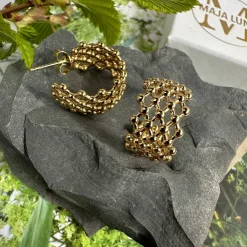 Øreringe Billie – Forgyldt