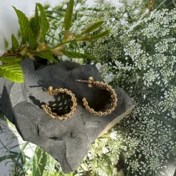 Øreringe Billie – Forgyldt