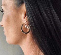 Øreringe Chloe Big Sterling Silver 18K forgyldt