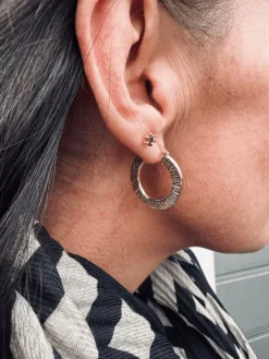 Øreringe Chloe small Sterling Silver 18K forgyldt