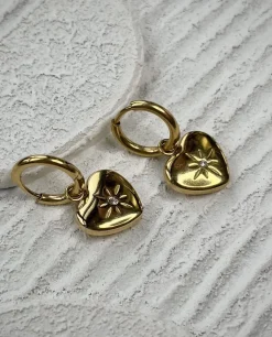 Øreringe Eliah – Forgyldt