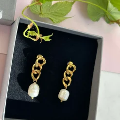 Øreringe Elsa 18k forgyldt