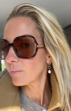 Øreringe Elsa 18k forgyldt