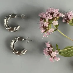 Øreringe Florence sølvbelagt