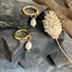 Øreringe Gina 18K forgyldt Sterling sølv