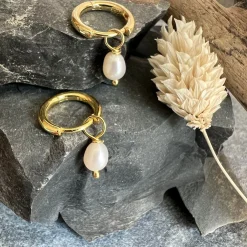 Øreringe Gina 18K forgyldt Sterling sølv