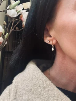 Øreringe Gina 18K forgyldt Sterling sølv