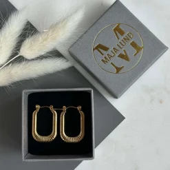 Øreringe Greta forgyldt