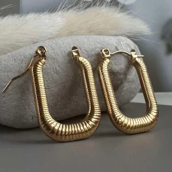 Øreringe Greta forgyldt