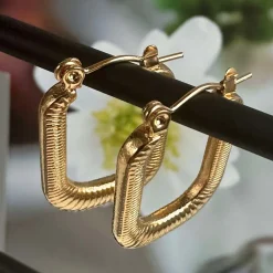 Øreringe Greta forgyldt