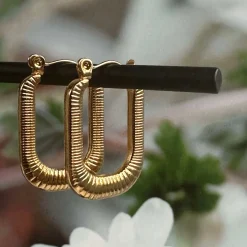 Øreringe Greta forgyldt